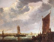 CUYP, Aelbert The Ferry Boat fg oil on canvas